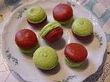 Macarons en duo et creme de citron vert