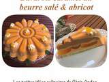 Bavarois caramel au beurre salé & abricot