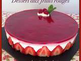 Dessert aux fruits rouges