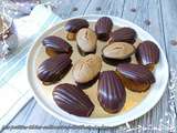 Madeleines healthy coques chocolat