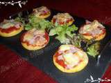 Mini-pizzas de polenta