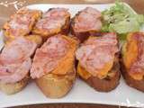 Pain perdu bacon / mimolette