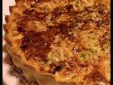 Quiche aux poireaux et noix de Saint-Jacques