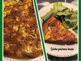 Quiche poivrons bacon