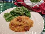 Risotto chorizo & poivron rouge