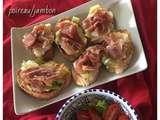 Tartines poireau & jambon