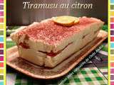 Tiramisu allégé au citron