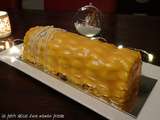 Bûche praliné-passion-mangue #Noël