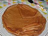 Crêpes sans gluten et sans lait