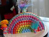 Gateau d'anniversaire Arc-en-ciel #Trolls