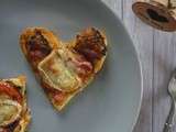 Tartelettes fines chèvre miel #Saint-Valentin