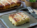 Gateau de pommes de terre aux poireaux