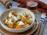 Quinoasotto butternut chevre avec ou sans cookeo