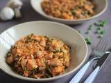 Risotto tomate petits pois avec ou sans cookeo