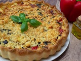 Tarte aux legumes du soleil facon crumble