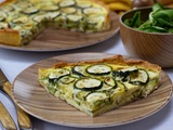 Tarte courgette chevre herbes de provence