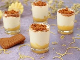 Verrines legeres citron speculoos