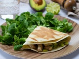 Wrap tortilla poulet avocat