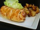 Boudin blanc aux pommes en croûte