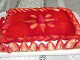 Entremet fraise et chocolat blanc