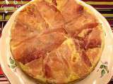 Quiche tatin jambon sec fume et camembert