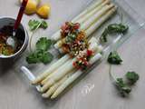 Asperges sauce vierge