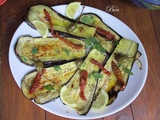 Aubergines grillées citronnées