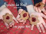 Biscuits de Noël aux épices et à la framboise