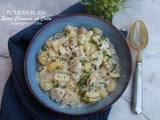 Boudin blanc sauce crémeuse au cidre - balade bretonne à Rennes (1)