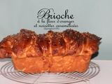 Brioche à la fleur d'oranger et noisettes caramélisées