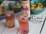 Cocktail Lillet rosé Schweppes