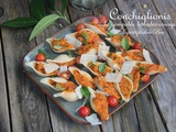 Conchiglionis à la compotée de tomates-courgette