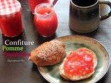 Confiture pommes framboises