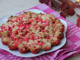 Cookie géant aux pralines roses pour essayer de bien commencer cette année