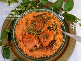 Couscous de paupiettes aux petits pois