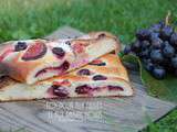 Focaccia aux figues et raisins noirs