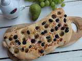 Focaccia aux fruits de fin d'été