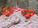 Fraises à la liqueur de verveine