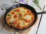 Frittata au chèvre frais et à la sauge