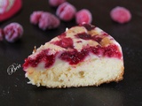 Gâteau léger à la cuillère au citron et aux framboises