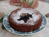 Gâteau vosgien aux myrtilles - balade vosgienne