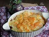 Gratin de chou rave et de pommes de terre au boeuf haché