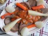 Langue de boeuf sauce tortue