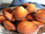 Madeleines au sarrasin et au miel