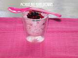 Mousse aux fruits rouges pour un octobre rose