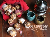 Muffins citron et ricotta