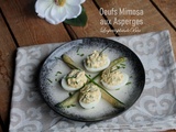 Oeufs mimosa aux asperges