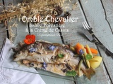 Omble chevalier, sauce forestière à la crème de cassis - Balade sur le lac d'Annecy