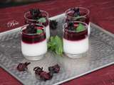 Panna cotta à l'hibiscus - balade africaine