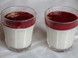 Panna cotta aux litchis et framboises